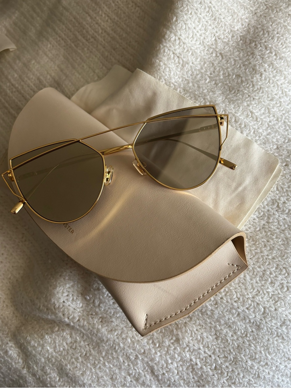 GENTLE MONSTER love punch Sunglasses with Brown Lenses